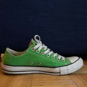 Converse Low Top Green Sneakers